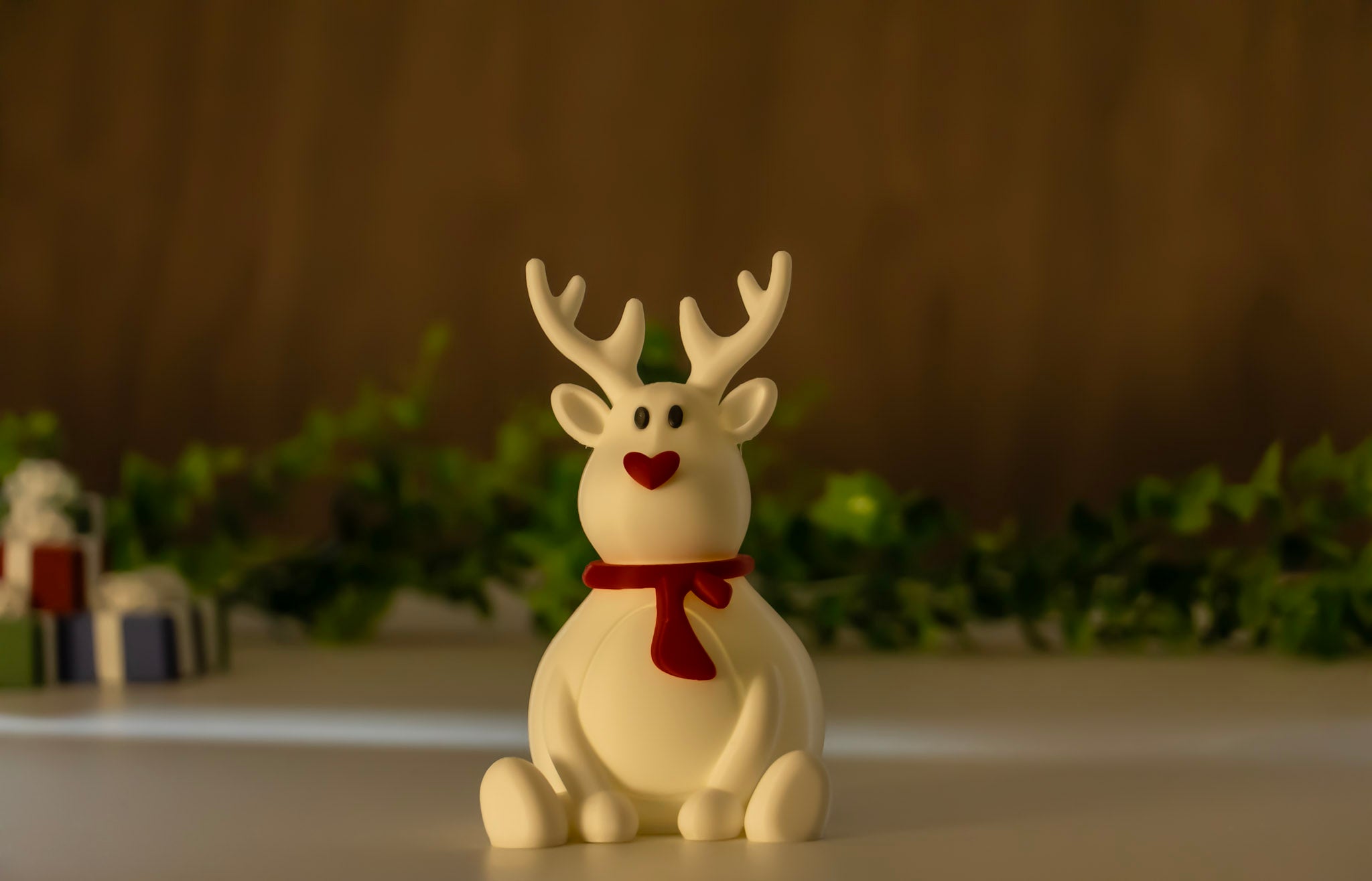 Beleuchteter 3D-Druck Rudolf von SMPrint